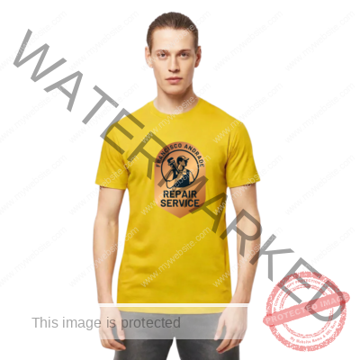 Customized Polyester Yellow Round Neck Half Sleeve Sports Men's t-shirt