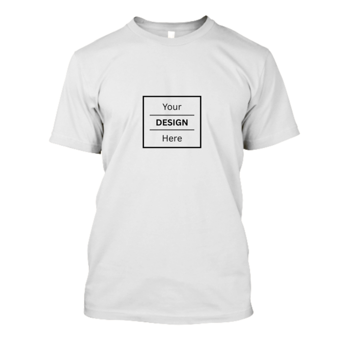 Customized Polyester White Round Neck Half Sleeve Sports Men's t-shirt - Image 2