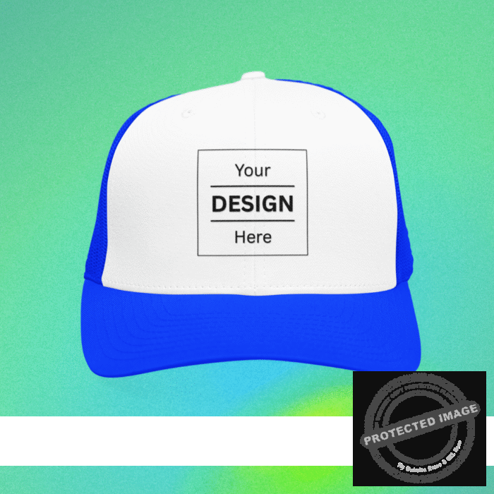 Personalized Printed Cap with Adjustable Strap for Men & Women - Sky Blue