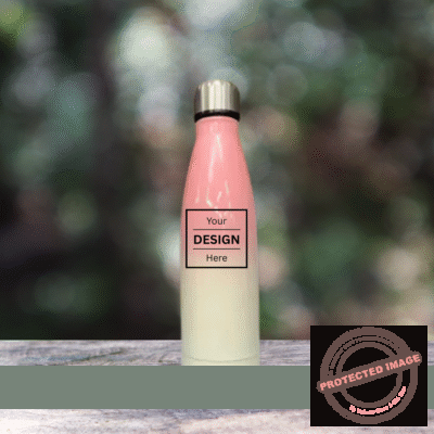 PERSONALIZED PHOTO PRINT HOT AND COLD BOTTLE PINK 500 ML