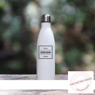 PERSONALIZED PHOTO PRINT HOT AND COLD WHITE BOTTLE 750 ML