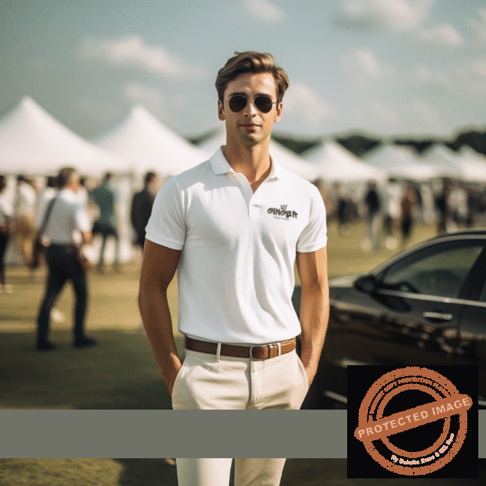 Customized Print 160 GSM White Collar Half Sleeve Men's T-Shirt