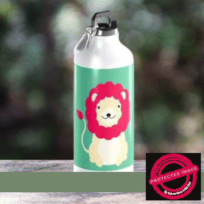 Personalized Photo Printed Sipper Water Bottle – White - 600ML