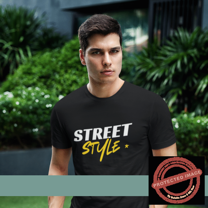Customized Print 160 GSM Black Round Neck Half Sleeve Men's T-Shirt