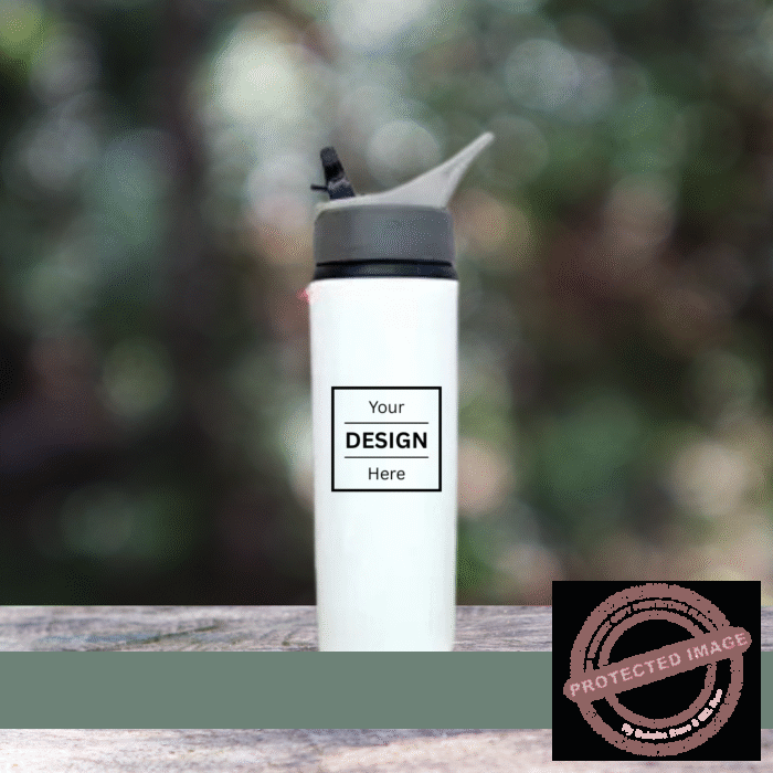 Personalized Photo Print Grey Cap 750 ML