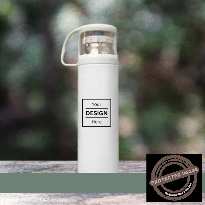 PERSONALIZED PHOTO PRINT BOTTLE WITH CUP 500ML