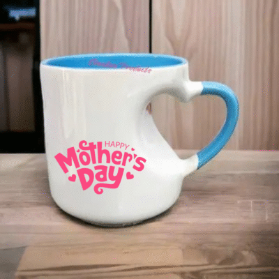 PERSONALIZED INNER HEART CUT SKY BLUE MUG