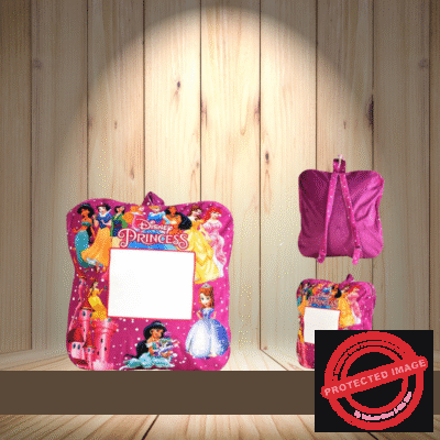 Personalized Photo Print Super Soft Kids bags 14"X14" 302