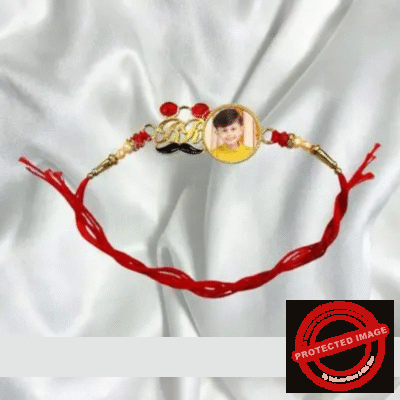 Personalized Photo Print Rakhi - 1803