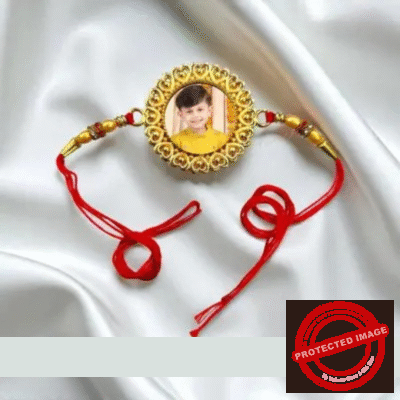 Personalized Photo Print Rakhi - 2104