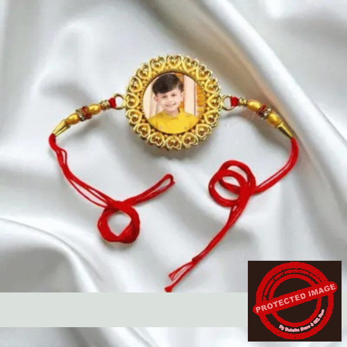 Personalized Photo Print Rakhi - 2104