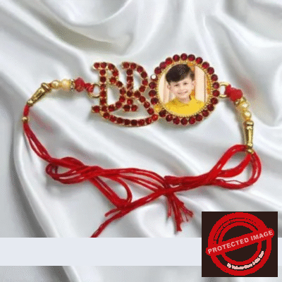 Personalized Photo Print Rakhi - 1806